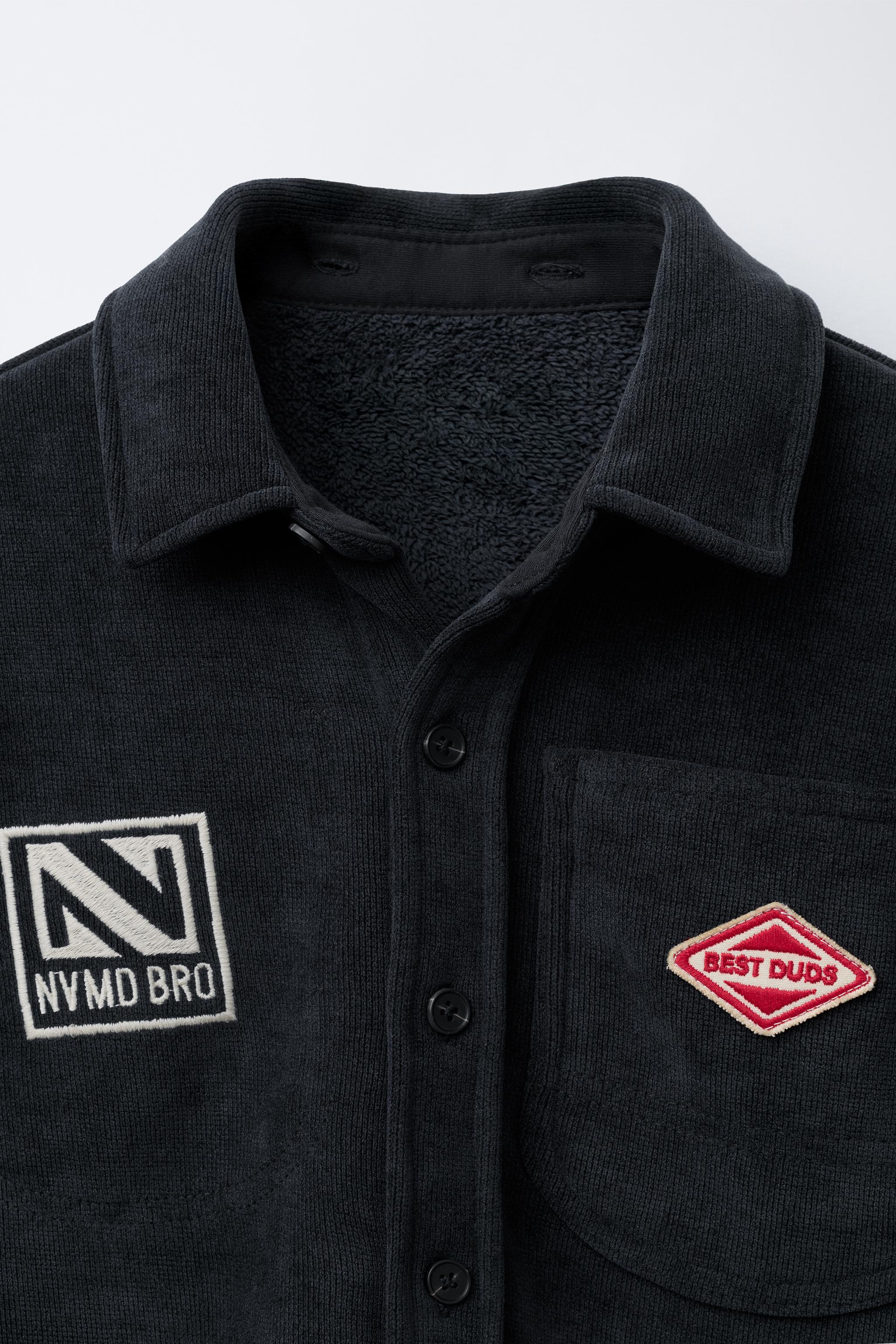 COMFORT FLEECE CORDUROY OVERSHIRT